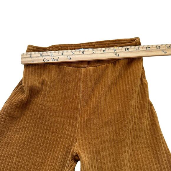 Urban Outfitters Marigold Flare Pants Women's High Waist Ribbed Knit Retro Y2k - Picture 11 of 14